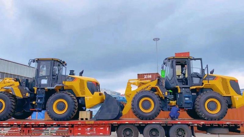 Strong Articulated China New Big Wheel Loader 9 Ton Bucket Loader Clg890h