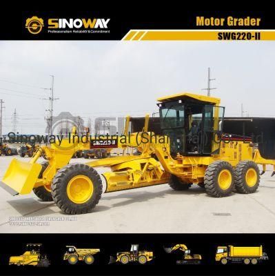 Top Brand 220HP Motor+Graders China Road Grader with Scarifier