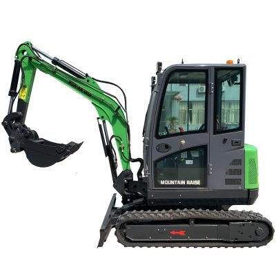 Multipurpose Excavating Machinery 2.6 Ton 3 Ton Mini Crawler Excavator