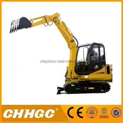CE Approved 0.17m3 Bucket 4.5 Tons Crawler Excavator