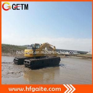 Amphibious Excavator for Gas Piping