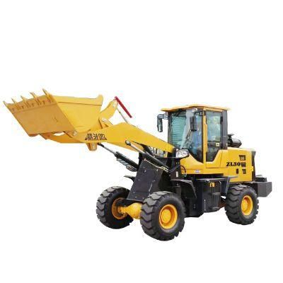 Shanding Zl30 2 Ton Compact Equipment 4 Wheel Drive Small Mini Wheel Loaders by CE