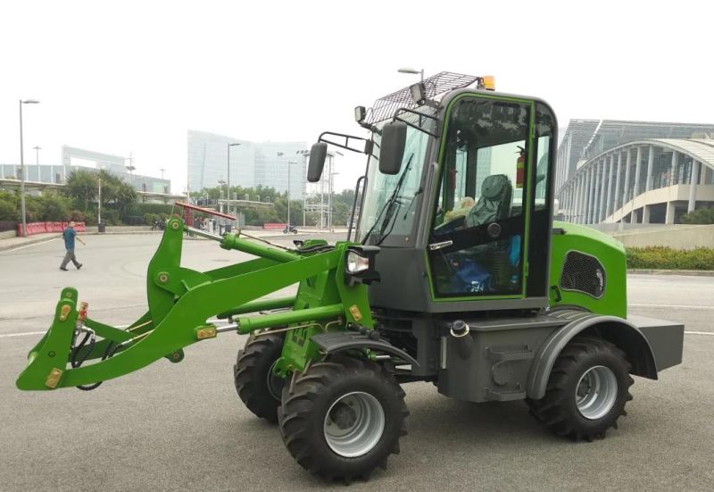 Mini 800/1200kg Zl08/Zl12 Grass Tires/Tubeless Tyres Garden Wheel Loader for Sale