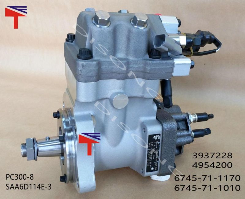 Fuel Pump 6745-71-1170 6745-71-1010 for Excavator PC300-8 Engine SAA6d114 Qsc Spare Parts 3973228 4954200