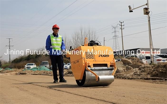 500kg Hydraulic Motor Driving Walk Behind Road Roller Vibrator with CVT