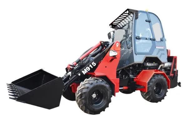 0.6t 1t 1.5t 2t CE EPA Approval China Small Telescopic Wheel Loaders with Tractor Pto