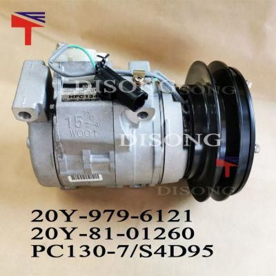 Excavator Conditioner Air Conditioning Compressor 20y-979-6121 20y-81-01260