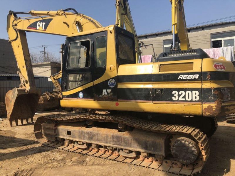 Japan Origin Used Caterpillar 20t Original Color Cat 320b 320bl 320A Crawler Excavator