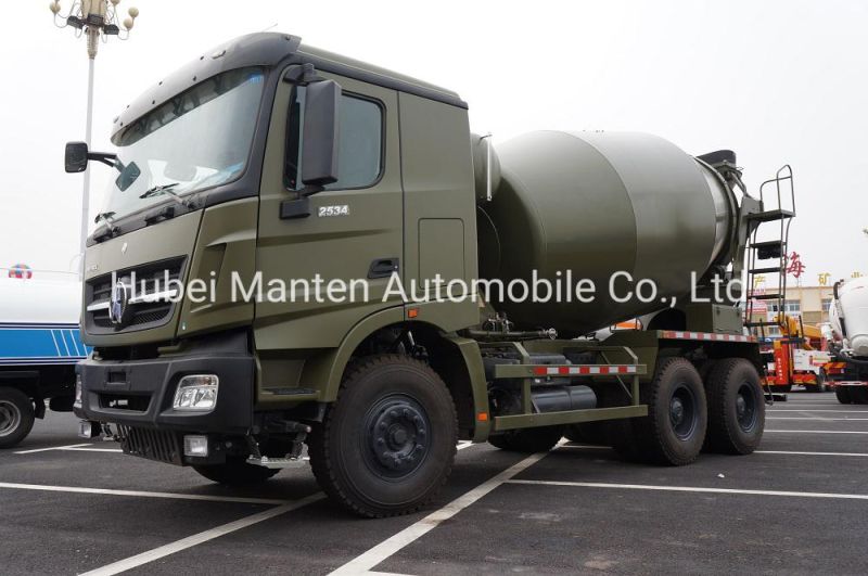 New North-Benz 6X4 380HP 10cbm Concrete Mixer Truck for Mongolia