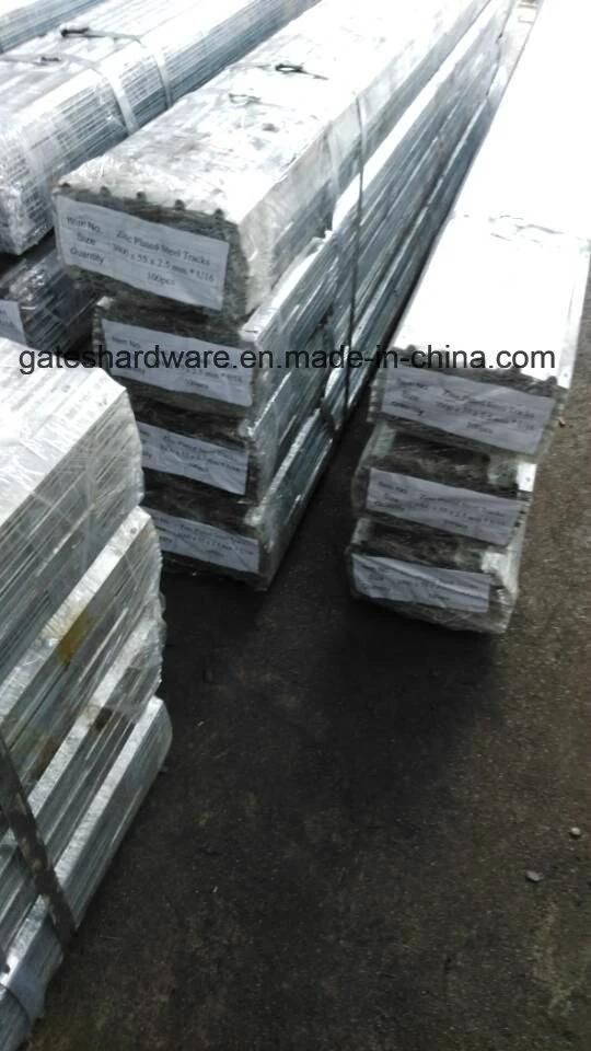 R8 & R10 Bolt Down Galvanized U Shape Gate Track