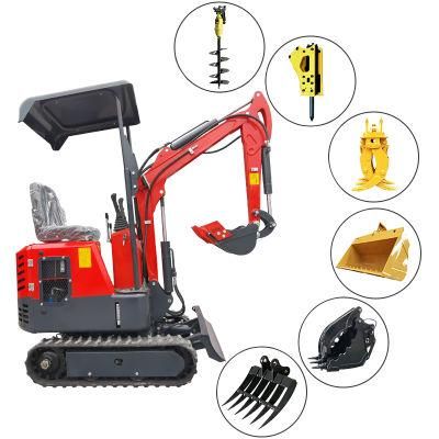 Ce ISO EPA Cheap Price 0.6 Ton to 6.5 Ton Mini Excavator Hydraulic Excavator Digger Machine RC Excavator Small Digger List