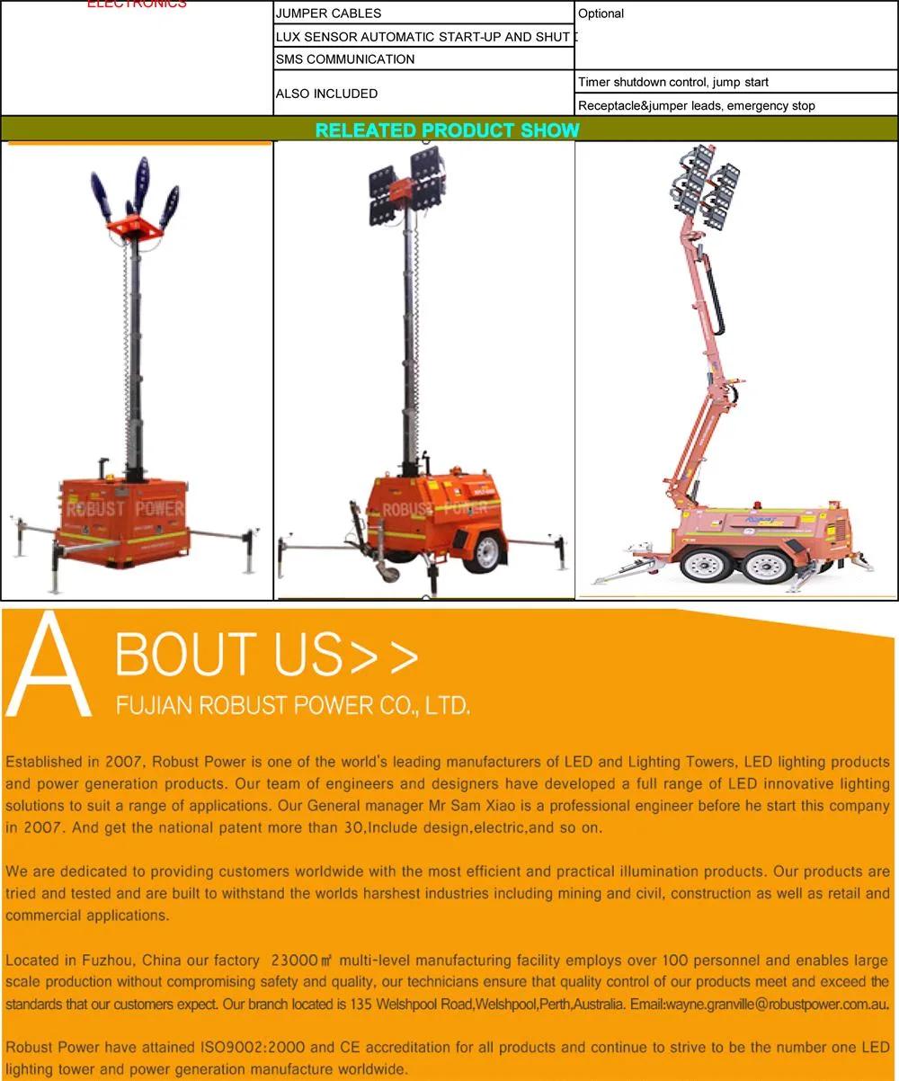 Kubota Heavy Duty LED Lamps Mobile Light Tower