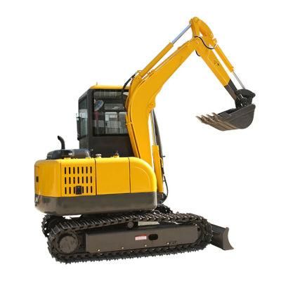 Fw40b Household Trencher Agricultural Small Digging Machine EPA Mini Excavators with Tilting Bucket 800mm for Sale