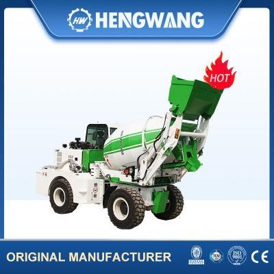 Truck Mounted Drum Type Self Loading Concrete Mixer
