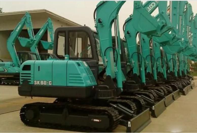 Kobelco Sk60c Sk55-6 Sk135sr Sk75-8 Sk60-8 Sk55 Crawler Excavators Used 6 Ton Second Hand Excavators Mini Mining Machine Machinery Excavator for Sale Price