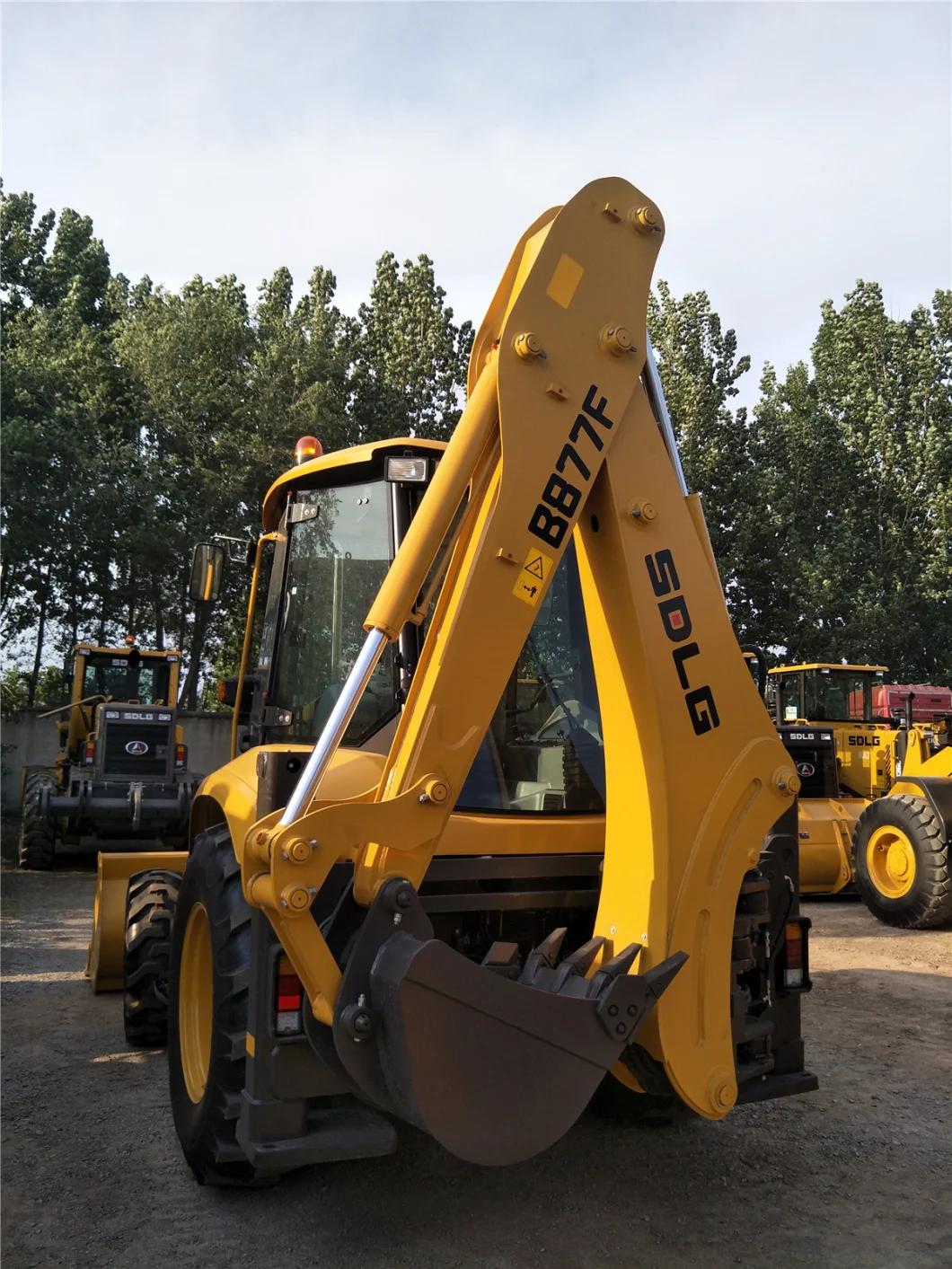 B877f China Made Good Performance Backhoe Loader