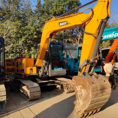 Used Excavators for Sale Sanyi Sy85c Earth-Moving Machinery Good Condition Low Hours