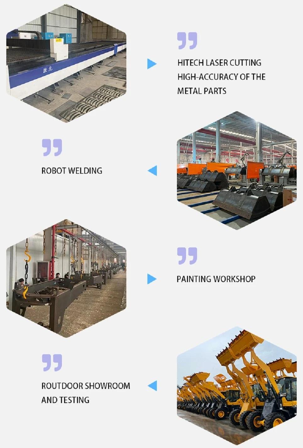 China Cheapest Front Bucket Compact Wheel Loader with High Quality for Sale
