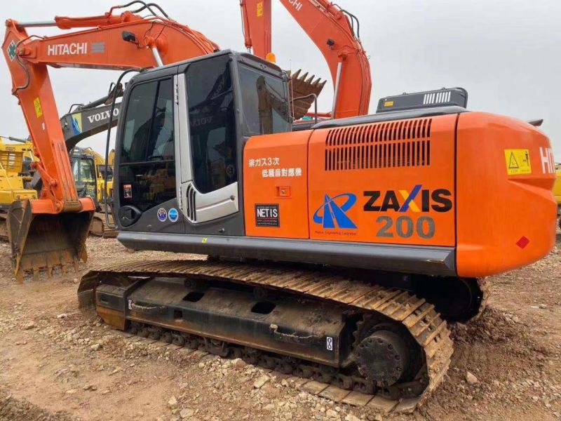 20 Ton Hitachi Zx200-3 Cat Volvo Crawler Heavy Truck Excavators Second Hand Ex200-3 Zaxis200-3 200-5 Used Excavator Machinery Excavadora Usada Sale Price