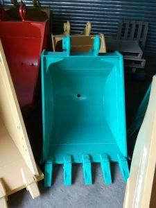 Kobelco Sk120-5 100mm Width Excavator Bucket with Teeth and Adaptor