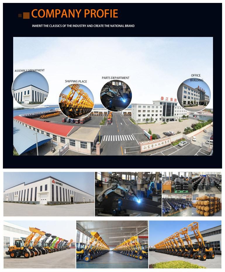 Famous Brand Front End Wheel Loader with Good Stability