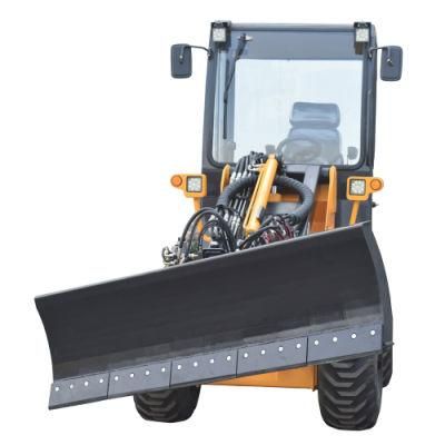 Ce 1000kg Small Turning Radius Mini Telescopic Boom Wheel Loader with Attachments Quick Hitch