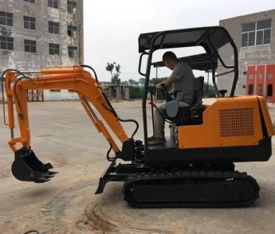 1.6ton Compact Front End Shovel Wheel Loader Mechanical with 0.05m3 Bucket for Farms and City Construction