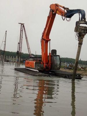 18m Sheet Pile Driver for Excavator with Extend Boom &amp; Arm Driving Rig Piling Drilling Machine