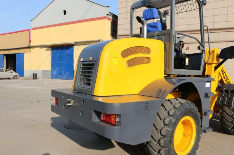 CE Middle Medium Rated Load 2.0 Ton 920 Front Bucket Shovel Wheel Loader with Ripper&Grapple Rake&Fork Grapple&High Dump Bucket&Mixer&Yto Engine