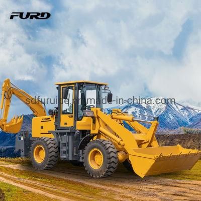 New Type 4X4 Wheel Mini Back Excavator with Front Loader for Sale Fwz20-28