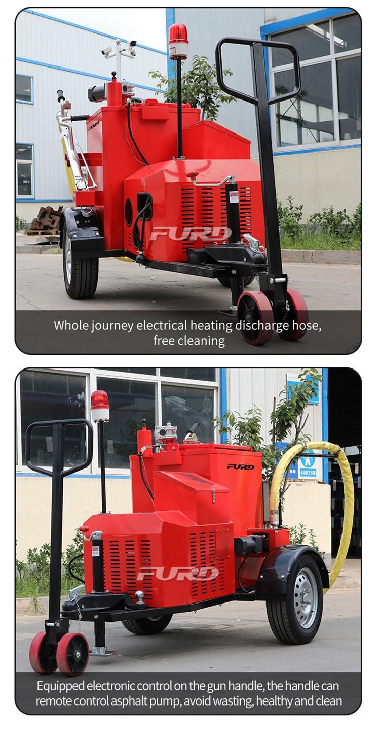 100L Hydraulic Asphalt Road Crack Sealing Machine for Sale