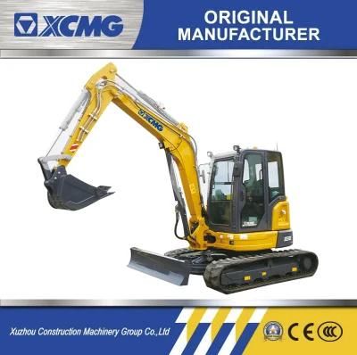 XCMG Official Xe55e CE Approved 5.5 Ton Hydraulic Excavators Mini Crawler Digger for Sale