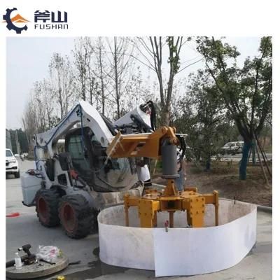Skid Loader Manhole Cutter Excavator Manhole Saw Cutter for Sale