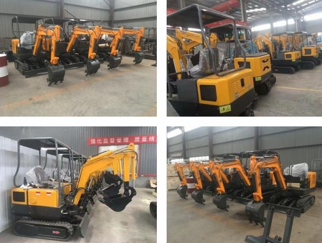 Mini/Micro Small Crawler Hydraulic Excavator with Attachments for Agriculture/Small Project/Garden/Greenhouse/Landscaping