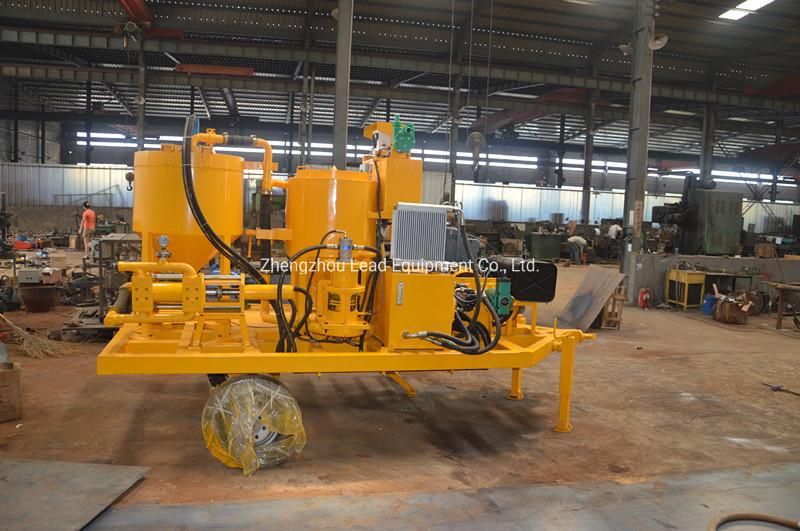 LGP200/300/100pi-D Trailer Cement Grout Mixing Pump for Sale
