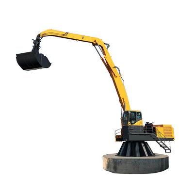 Stationary Electric Grab Bucket Crane 25 Ton Lifting Magnet Crane