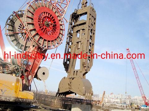 Sh500 Sh700 Sh950 Hydraulic Grab Piling Machinery Groove Depth 120m Groove Width 800-3000mm with Best Price