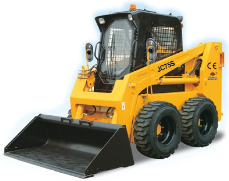 Luyue Jc75 1ton China Mini Skid Steer Wheel Loader