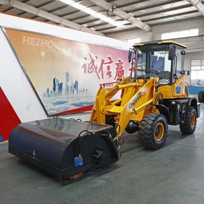 Zl926 Front End Loader Mini Wheel Loader with Road Sweeper