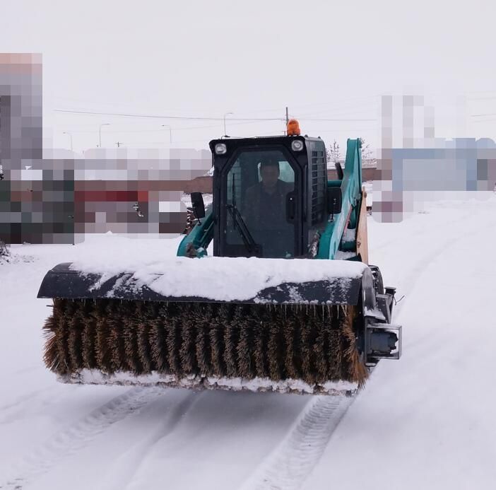 Skid Steer Angle Broom Attachment