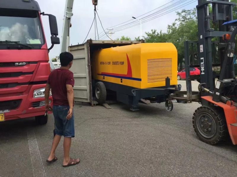 Manufacturer New Diesel Engine Trailer Mounted Concrete Pumps Movable Pumpcrete Concrete Pump