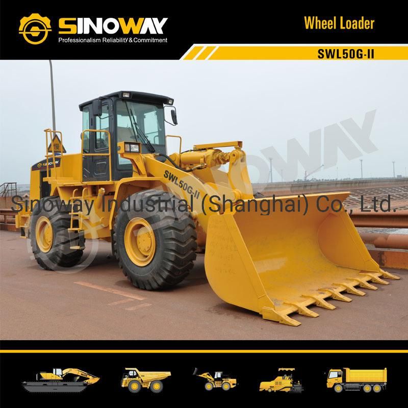 5 Ton Wheel Loader Sinoway Front End Shovel Loader Price