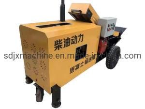 15m3/H Big Power Diesel Engine Mini Concrete Pump for Sale