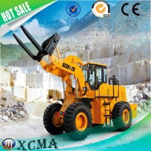 Front Marble Block Handler Wheel Loader with Power Engine Quarry Machine
