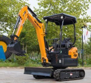 Mini Crawler Excavator with Hydraulic Hammer for Sale