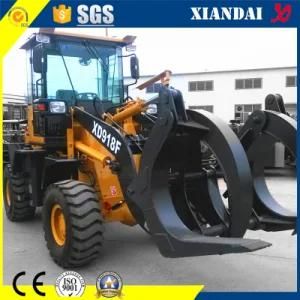Forest Machine 1.8t Wheel Loader with Wood Grabber