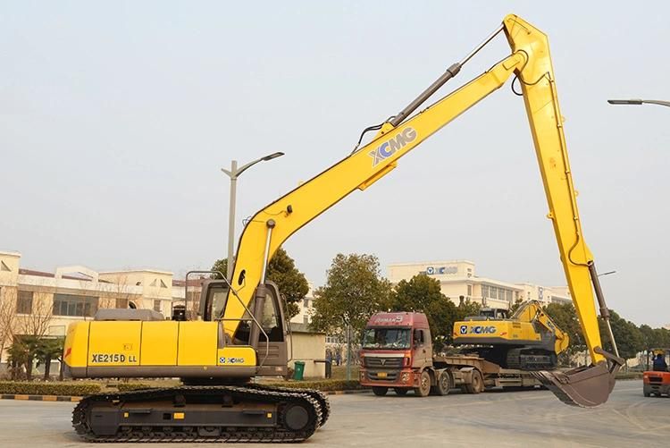 XCMG Official Xe215dll New Long Reach Arm Boom Crawler Excavator Price for Sale