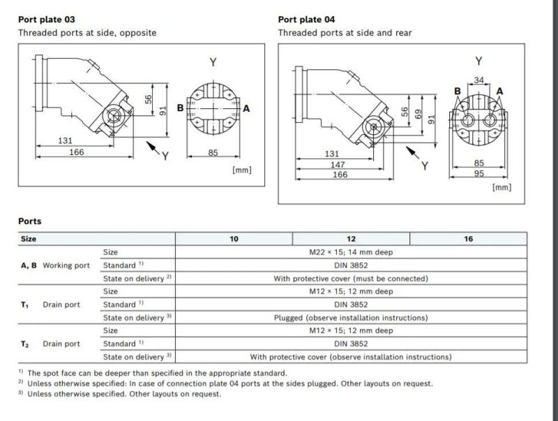 Top Sell Item A2FM45/61W Serise Hydraulic Motor on Sale in Stock