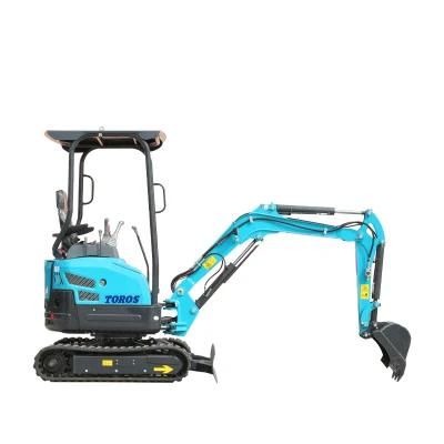 1.5t Mini Excavator Fully Automatic Small Micro Mini Full Hydraulic Excavator with Joystick Control for Sale