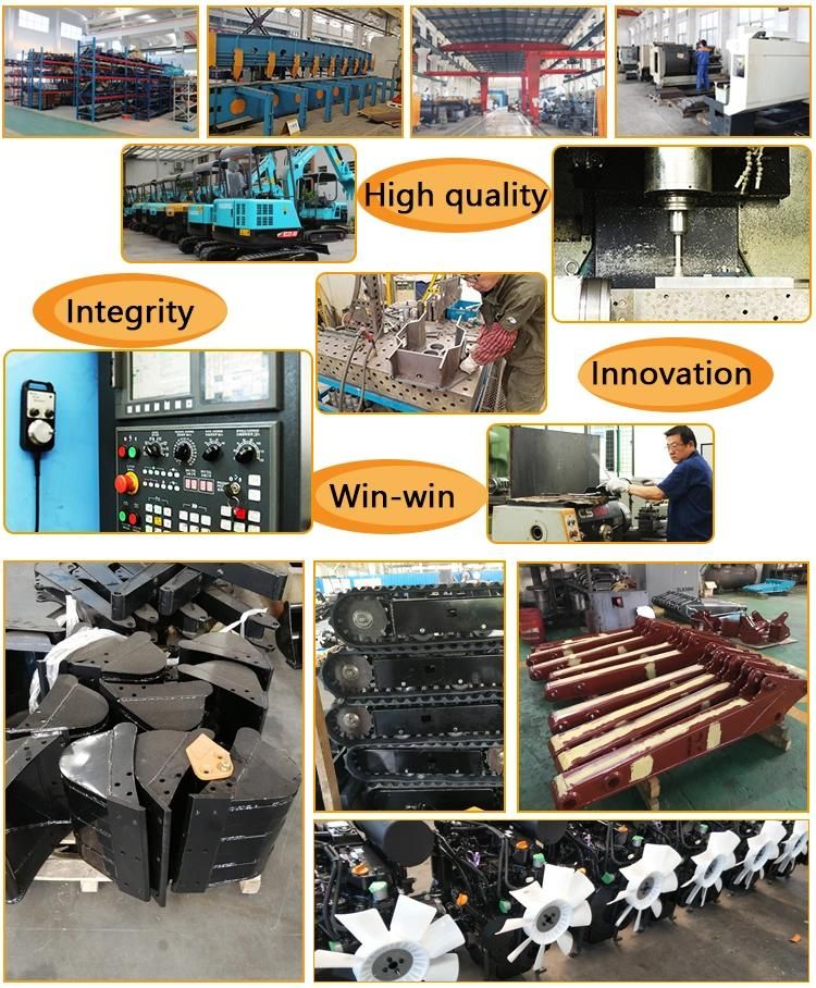 1t 2t Hydraulic Mini Walking Excavator with Rubber Track